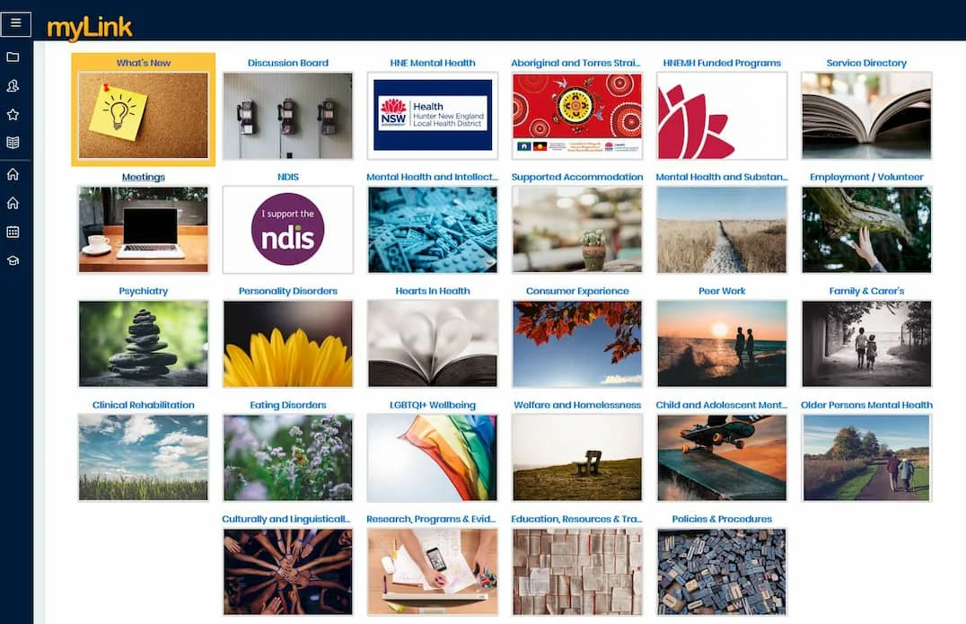 Figure 7 HNEMH MyLink website