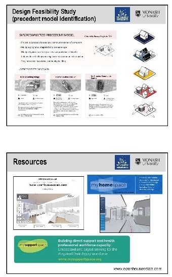 Figure 7: Design Feasibility Study and openhousecolab.com Resources
