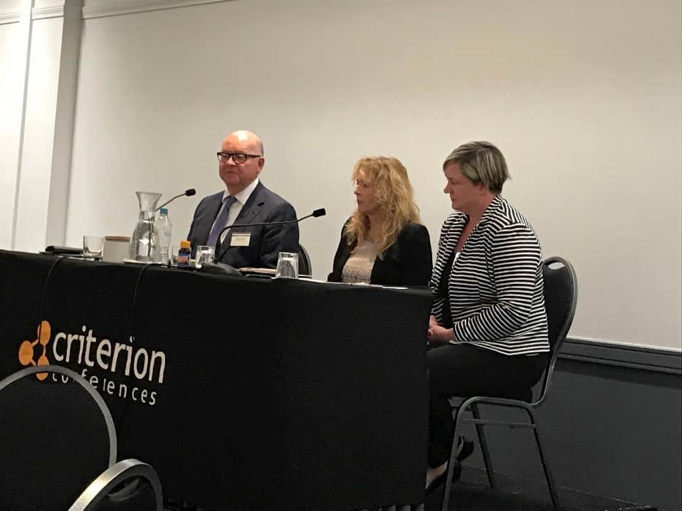 Figure 4 Matthew Harding, HWL Ebsworth Lawyers; Kasy Chambers, Anglicare and Belinda Drew, CSIA