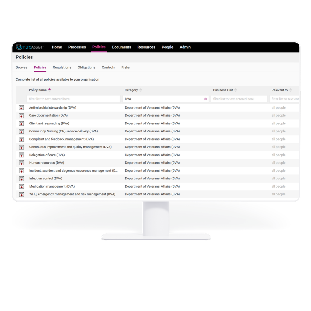 Quality & Compliance Tools for DVA Community Nursing