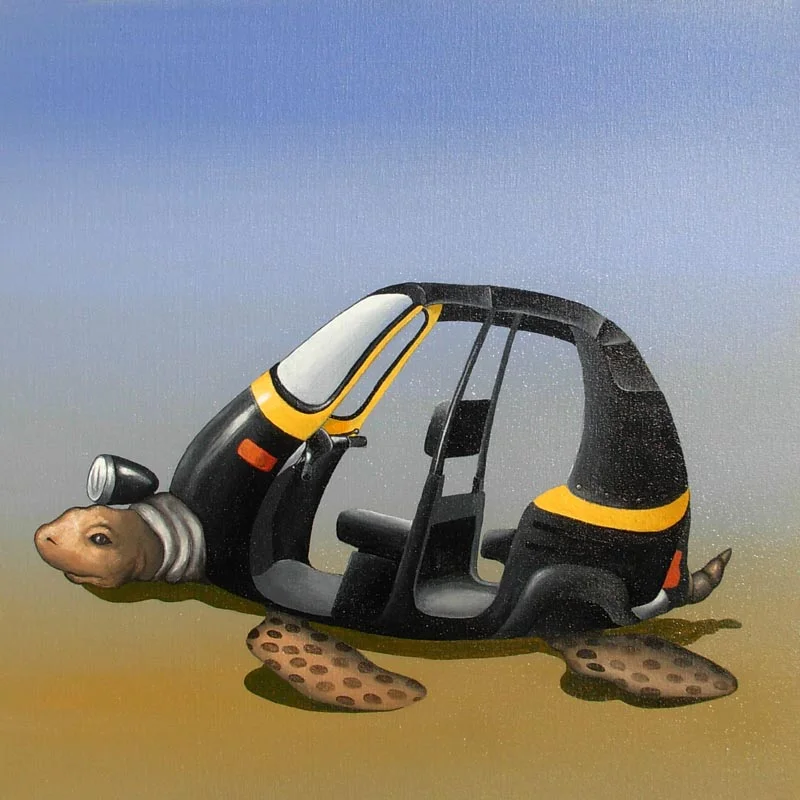 DEBRAJ GOSWAMI_ AUTORTOISE_24in X 24in_ACRYLIC ON CANVAS_9167 No .jpg