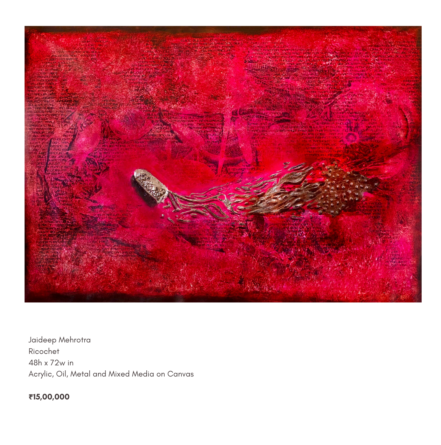 Jaideep Mehrotra ricochet 18h x 24w in Acrylic, Oil, Metal, Mixed Media Canvas ₹4,00,000 (5).png