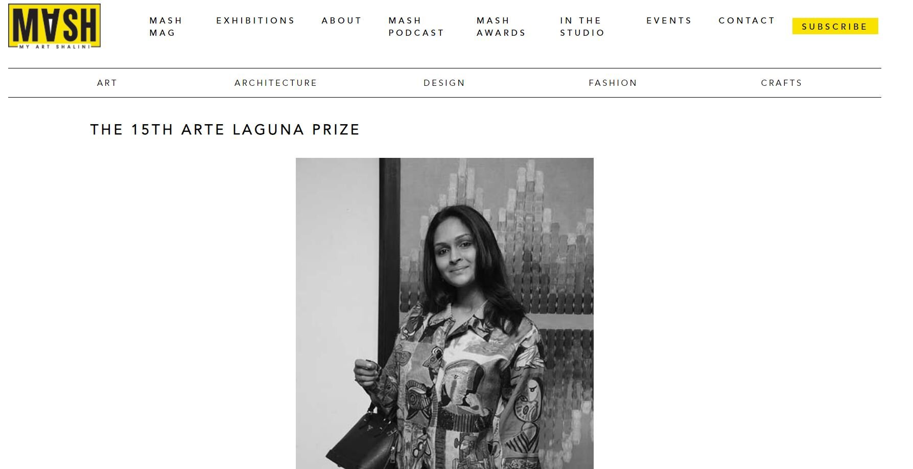 Arte Laguna Prize 20.21- MASH India