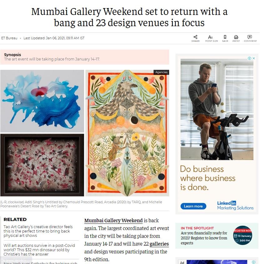 Mumbai Gallery Weekend - The Economic Times