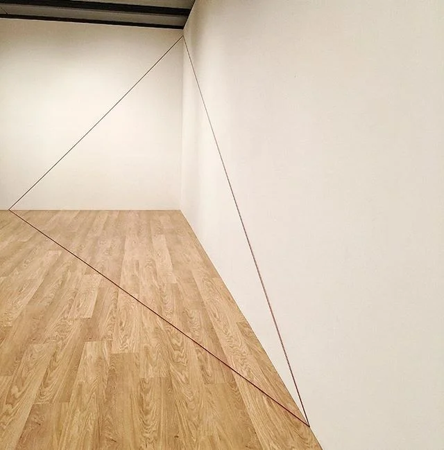 Let&rsquo;s see where this is going?
.
Fred Sandback talked about his yarn sculptures: &ldquo;A funny little choreography that doesn&rsquo;t have words, and doesn&rsquo;t have a script.  It&rsquo;s a matter of ... conjuring up a form and then getting