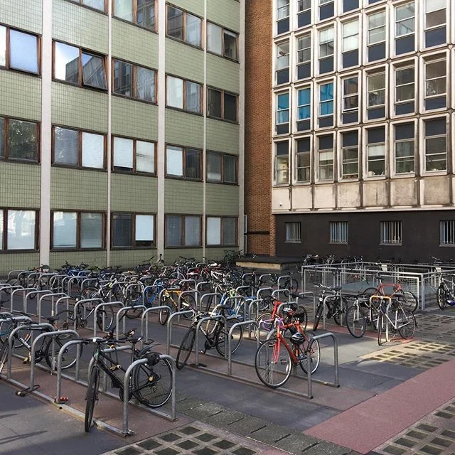 Was a student there, then the art world lured me away.
.
.
.
#mood 
#imperialcollegelondon #huxleybuilding #rainyday #that70svibe #architecture #bicycleparking #jentakestwo