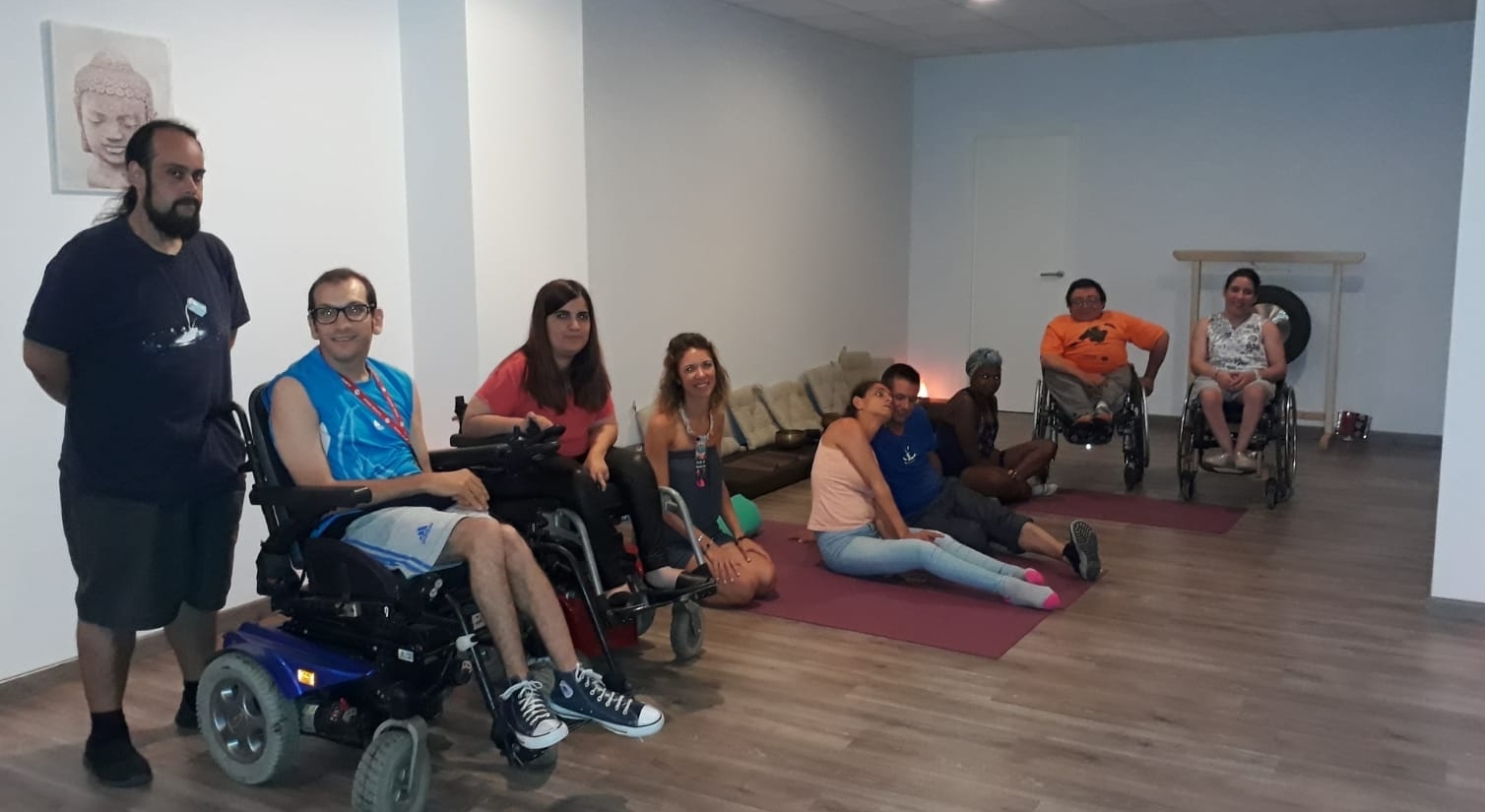 Alumnos de Aspaym en Palmabalance , Julio 2.18