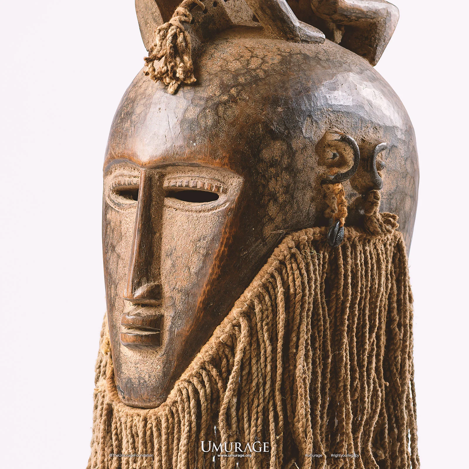 Bambara Double Head Helmet Mask