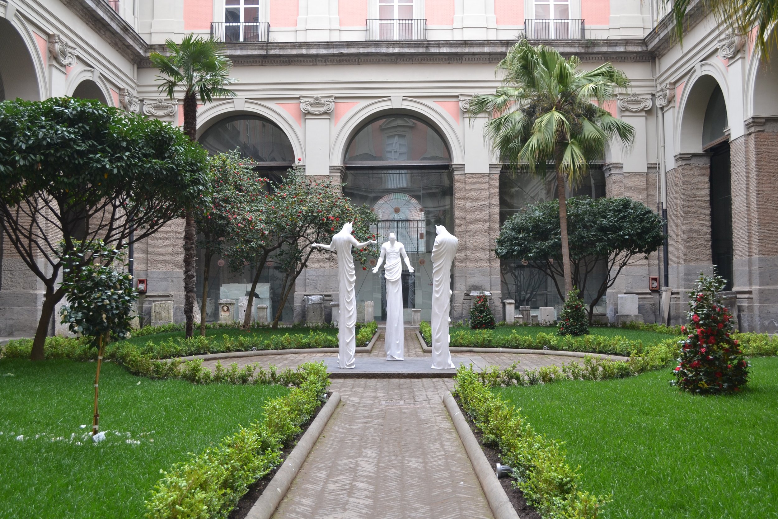    In Excelsis , 2013 . MANN - Museo Archeologico Nazionale di Napoli, Naples 2016. Installation view. Photo: Studio Adrian Tranquilli 