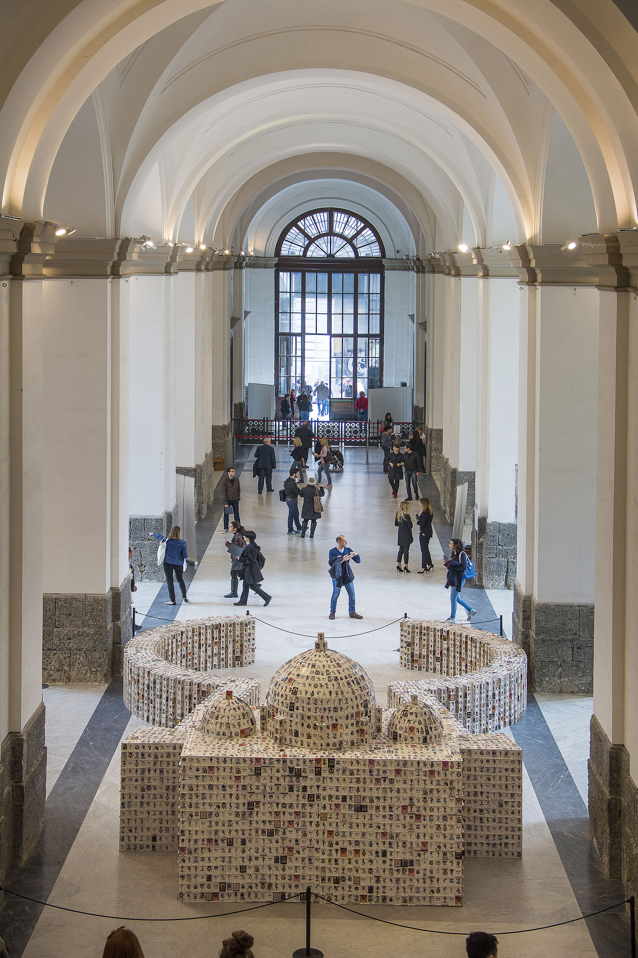    All Is Violent, All Is Bright , 2009 . MANN - Museo Archeologico Nazionale di Napoli, Naples 2016. Installation view. Photo: Sergio Vecia 