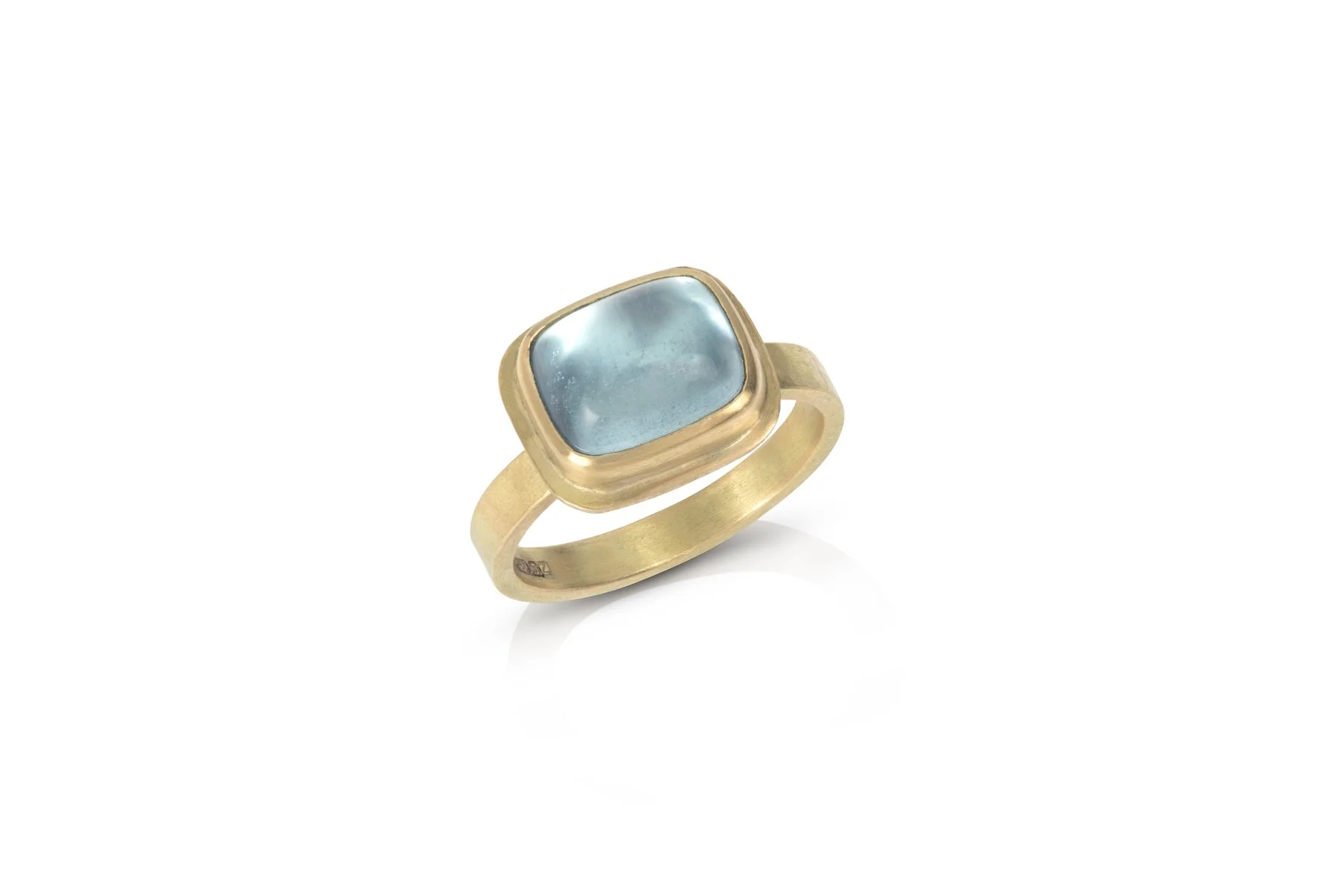 Aquamarine Cabochon Ring