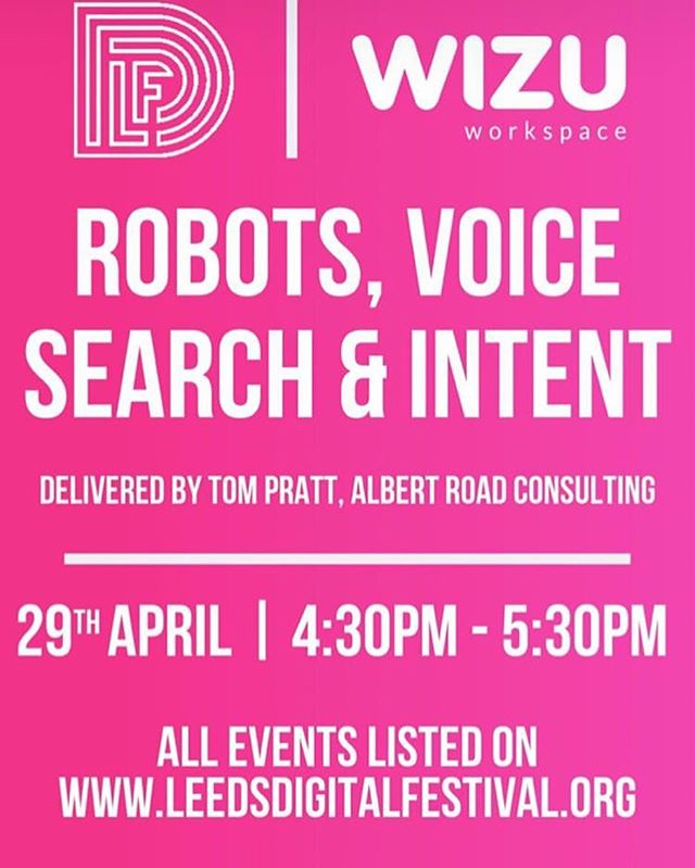 Really looking forward to speaking this afternoon as part of @leedsdigifest 
There&rsquo;s a couple of places left, if you fancy grabbing a ticket, it would be great to see you there. 
#leedsdigitalfestival #leedsdigi19