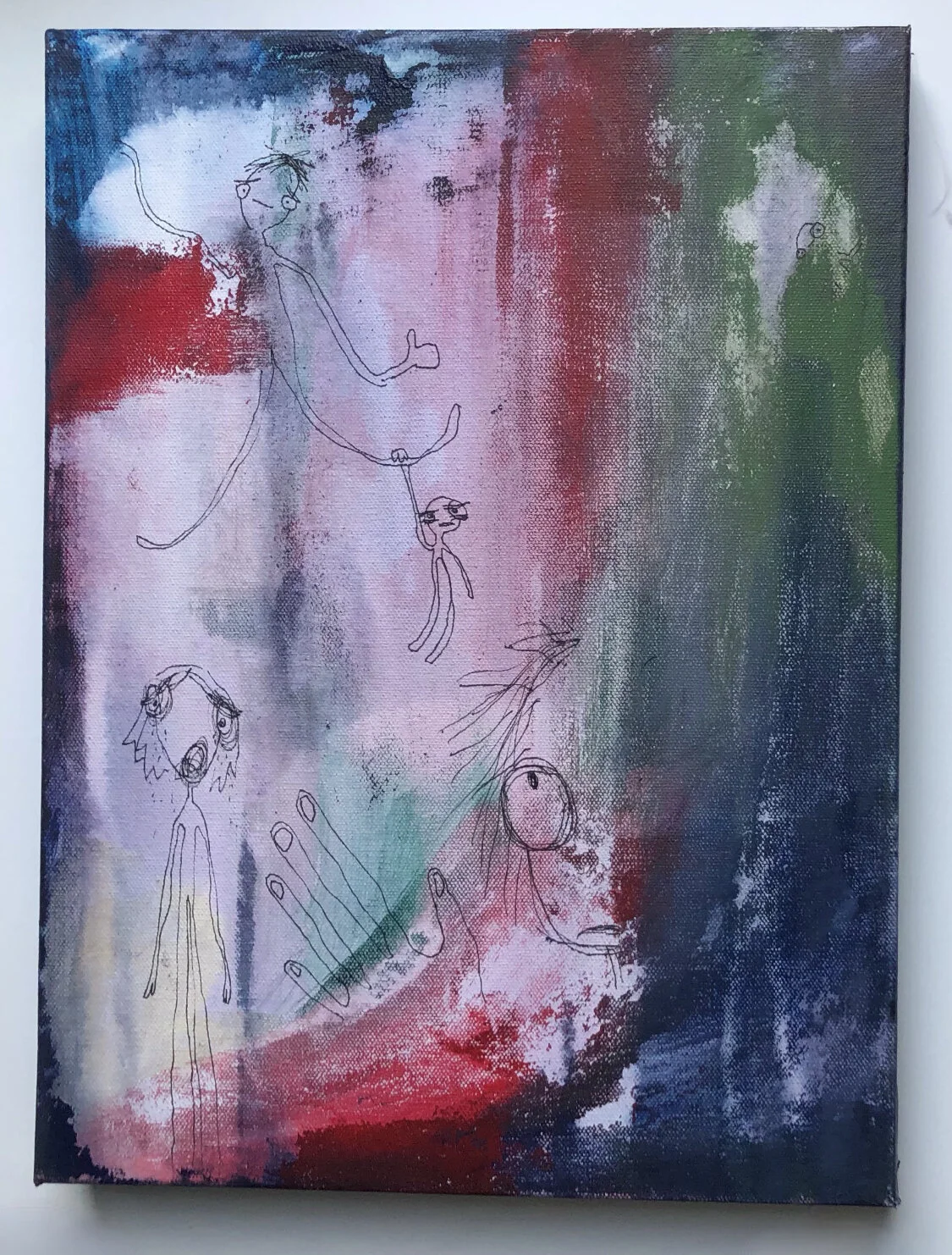  2021. Acrylic on canvas. 12”x 16”. 