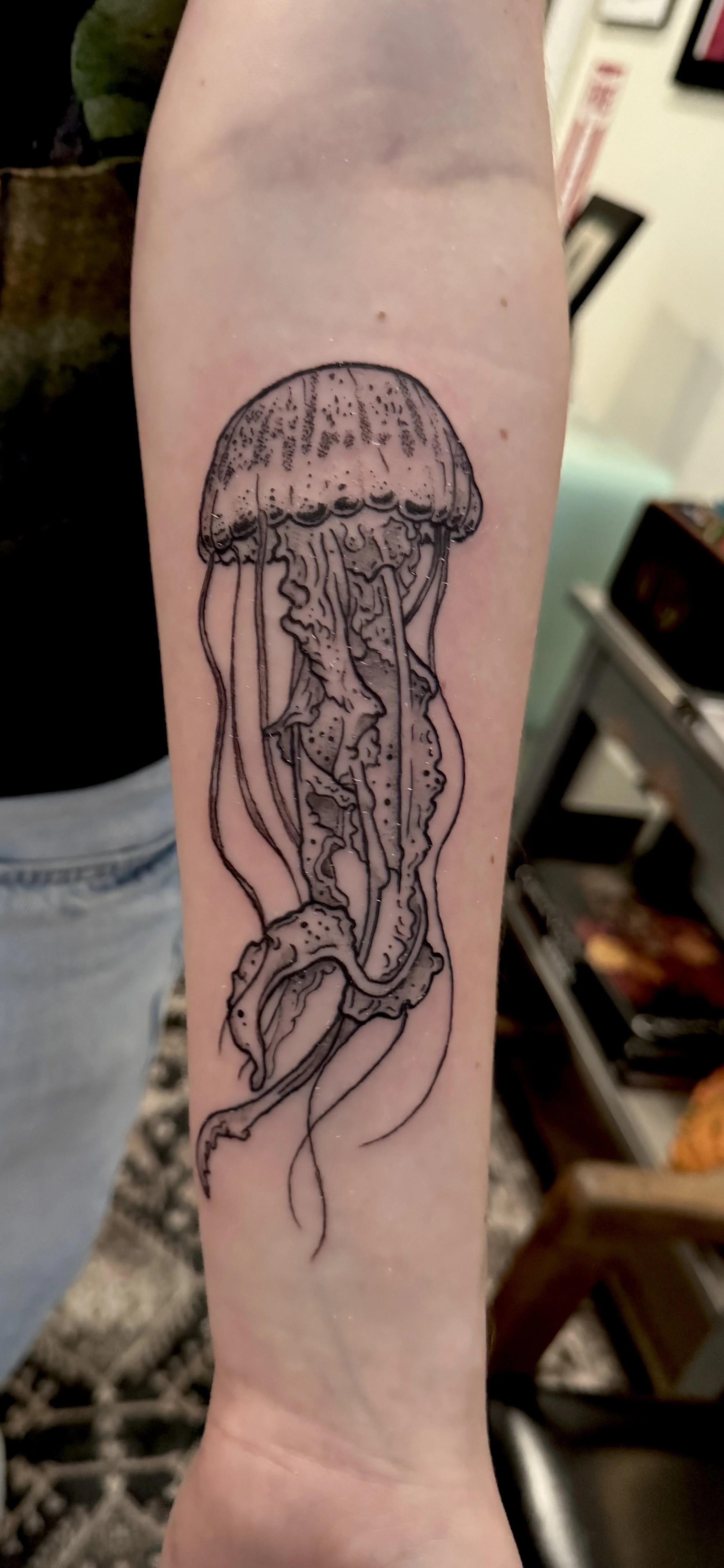 Jellyfish tattoo