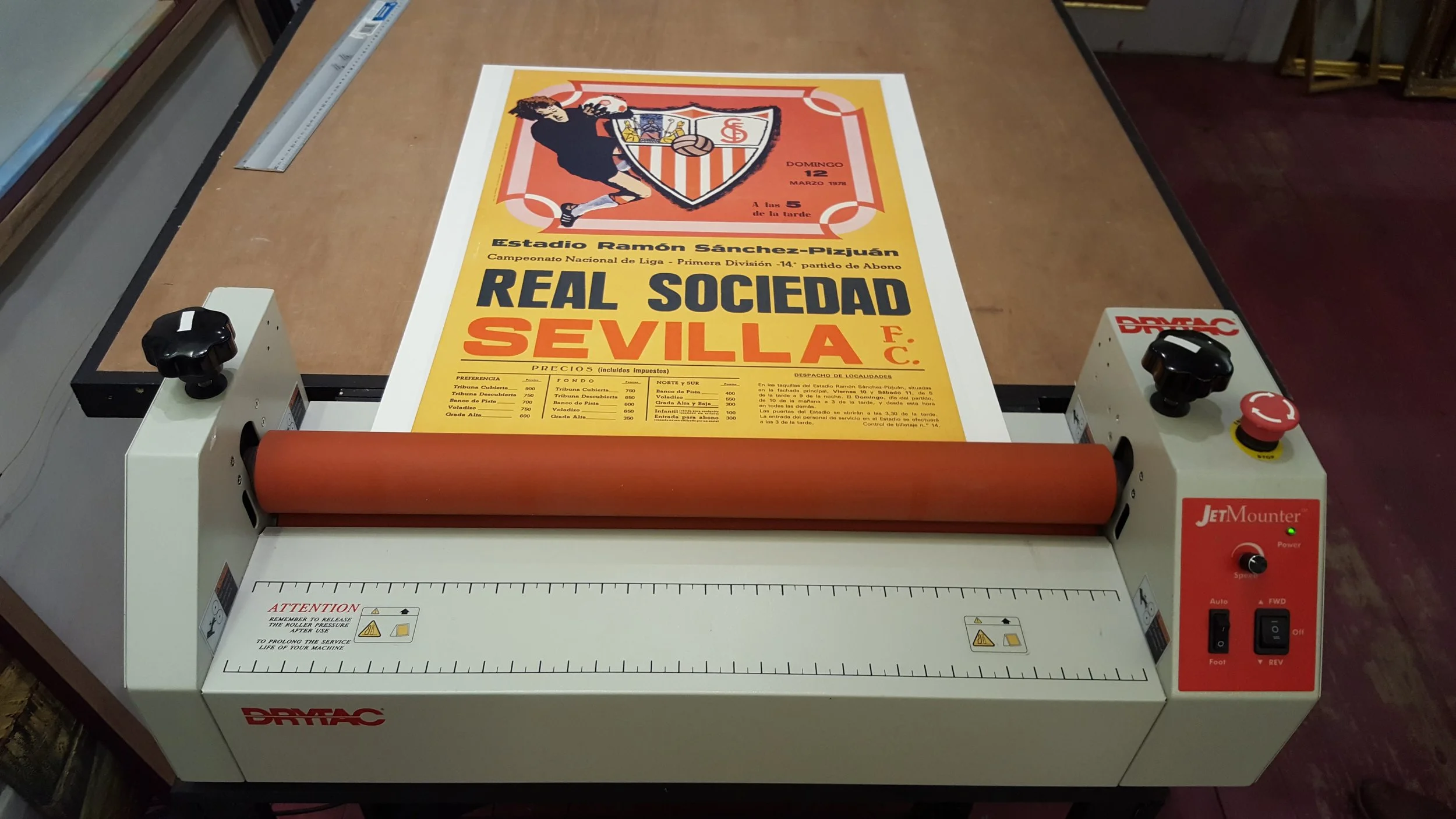We take the creases and wrinkles out of your favourite posters | Before &amp; After