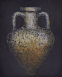 'Roman Amphora' by Sue Roe to be Exhibited at ‘The Awagami International Miniature Print 2019’ in Japan