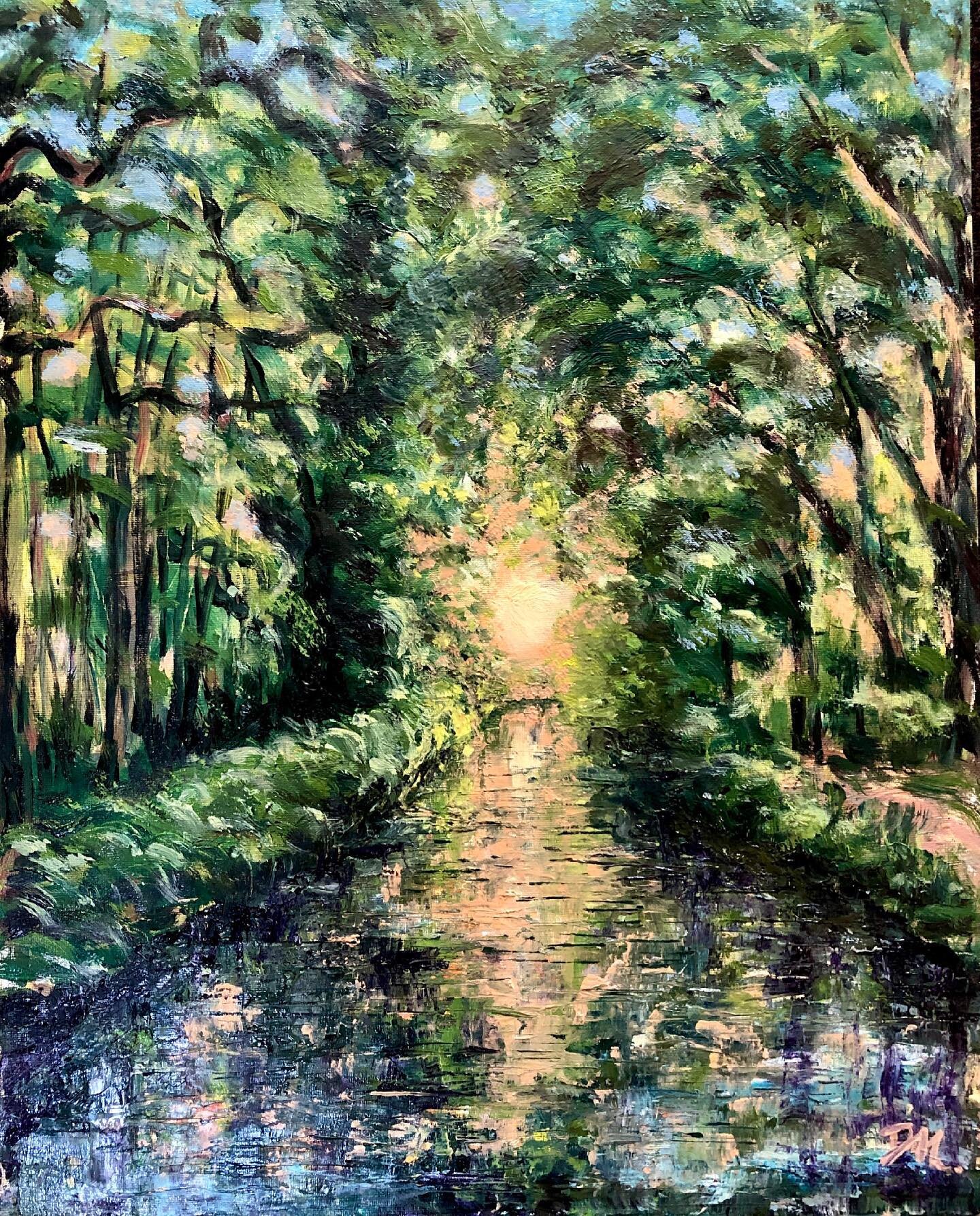 Another Tunnel by @doinamoss is ready for framing at our gallery. The Light at the End of the Tunnel - 3, oil on canvas board 40x50 cm is an intersection between Impressionism and Expressionism, in a hybrid contemporary approach. Located at the end o