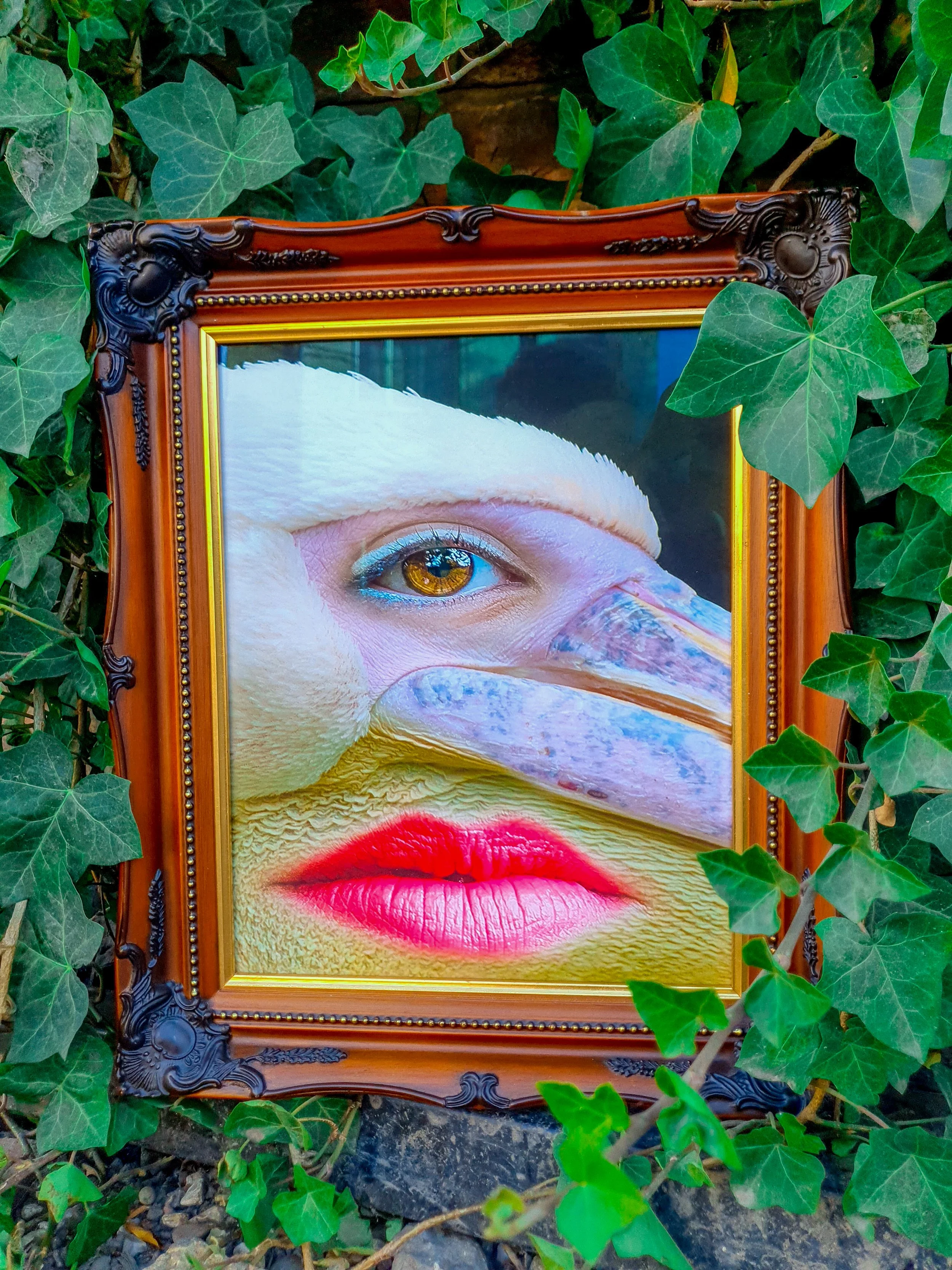 Not Hexactly Hughly, 2022 by Cristina Schek (framed) .jpg