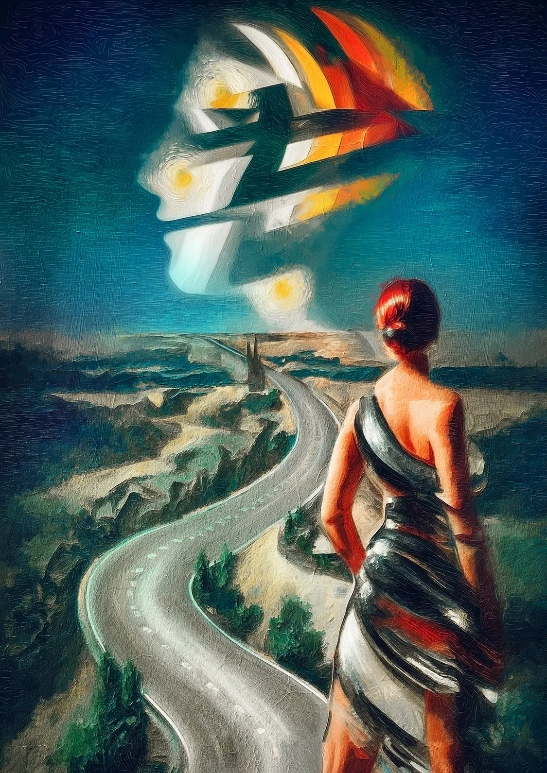 Route 66 Reverie - Americana Series by Cristina Schek .jpg
