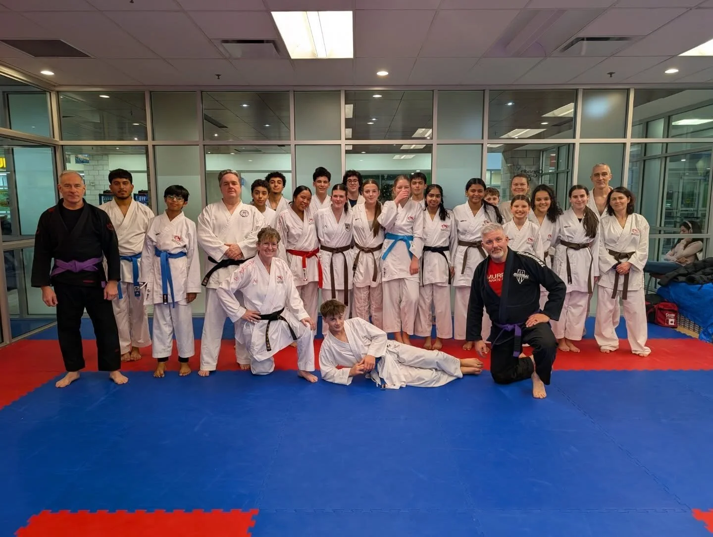 Great to have @budoray and Scott Roper in to go over some BJJ techniques adapted for karate. Thanks as always for coming out