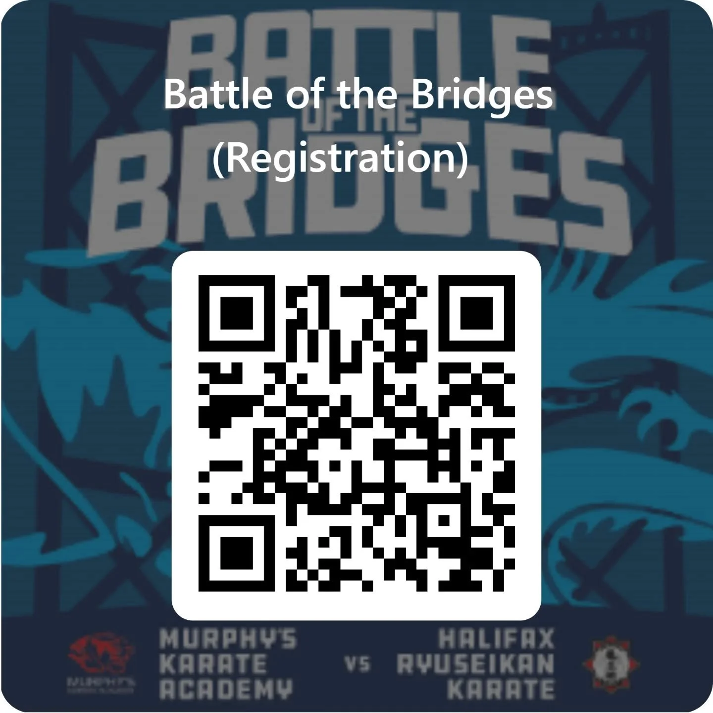 Sending out a reminder to the dojo about next Sunday, December 7th, we host the Battle the Bridges tournament at the Canada Games Centre against Halifax Ryuseikan Karate Club!

This is a friendly interclub tournament only between Murphy&rsquo;s Karat