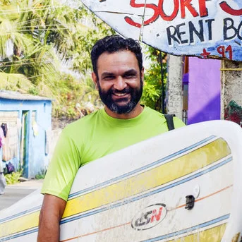 Apu Social entrepreneur and our host in Goa