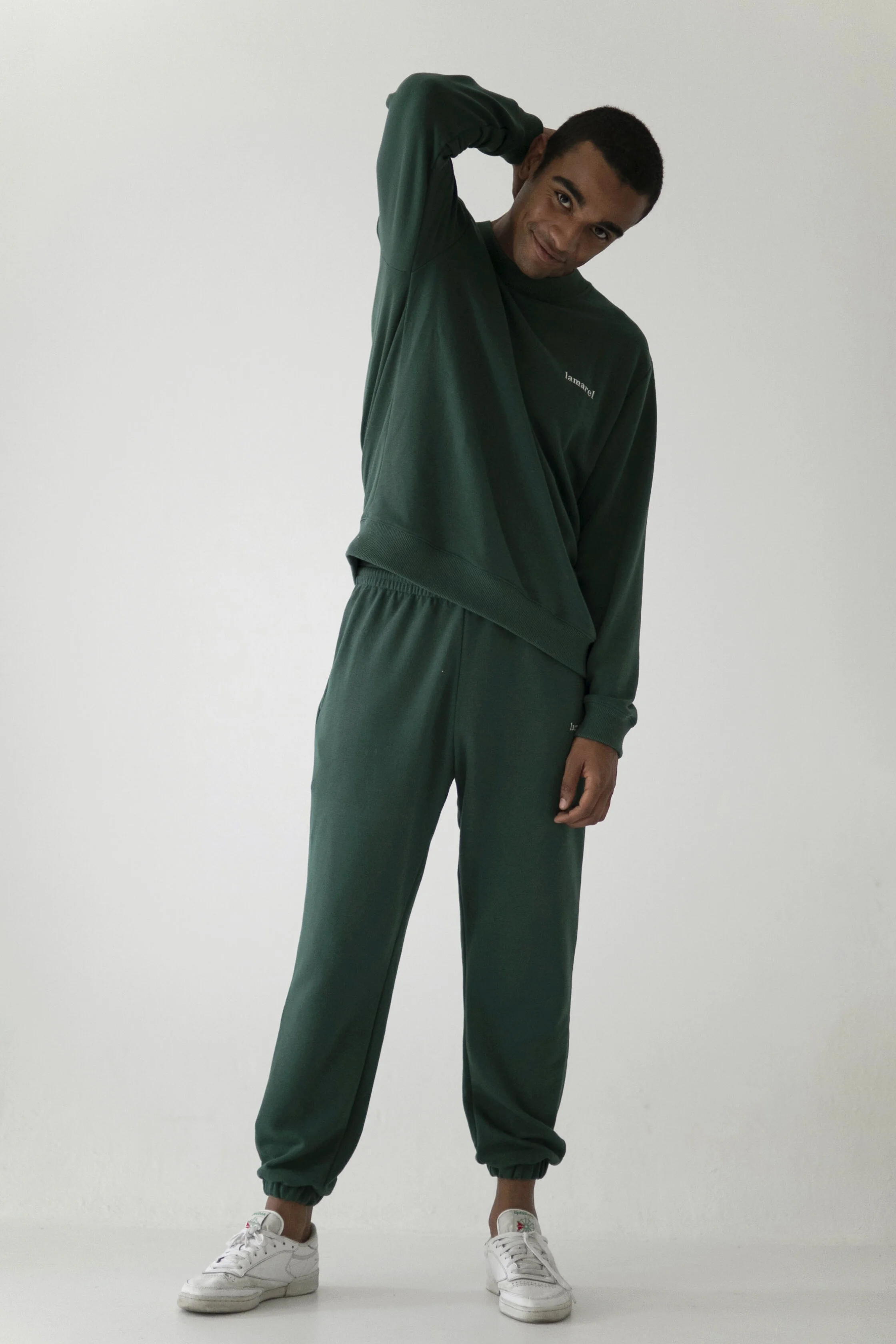 green track pants