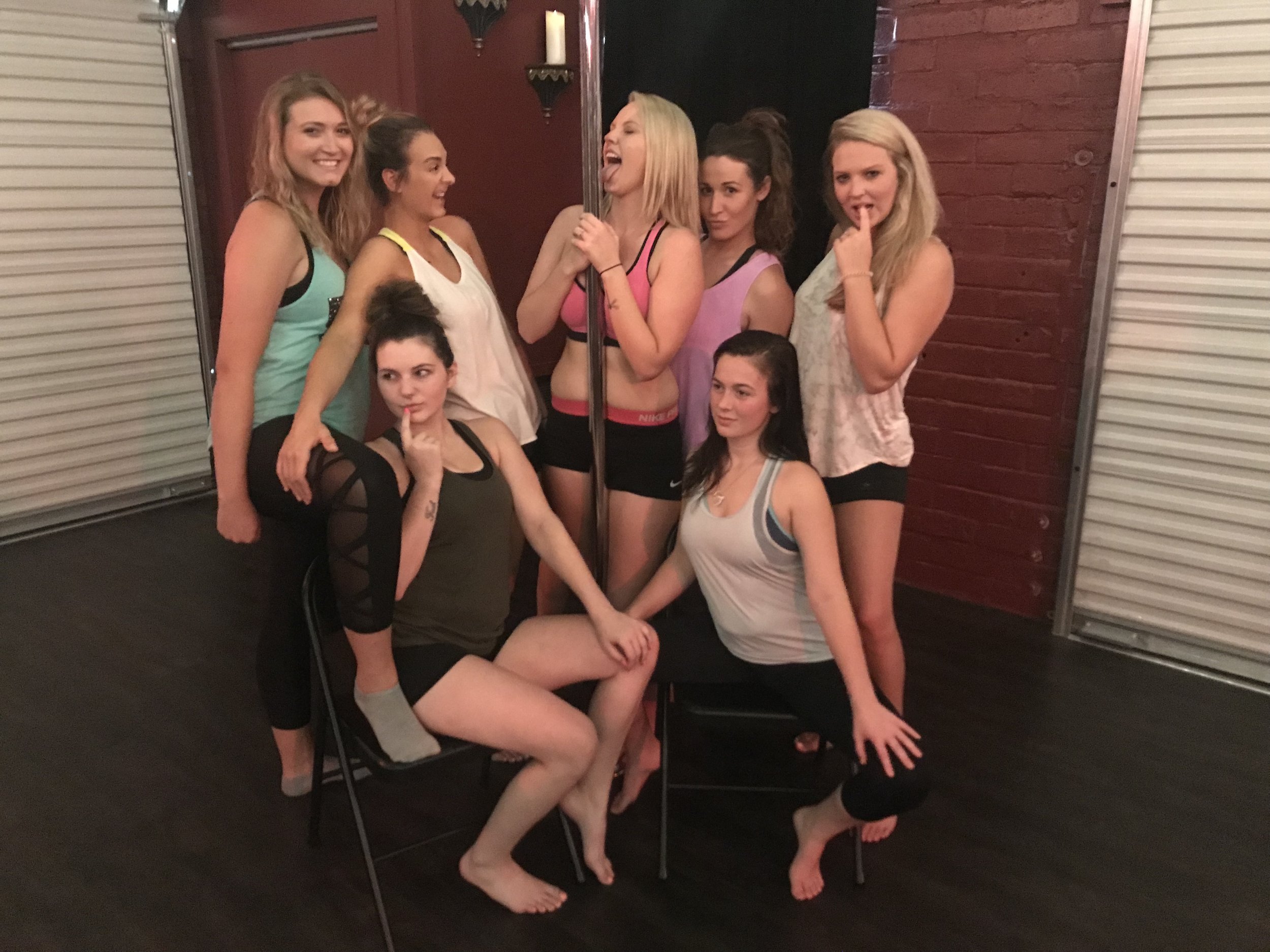 "The Lioness" Bachelorette Pole Dance Party!