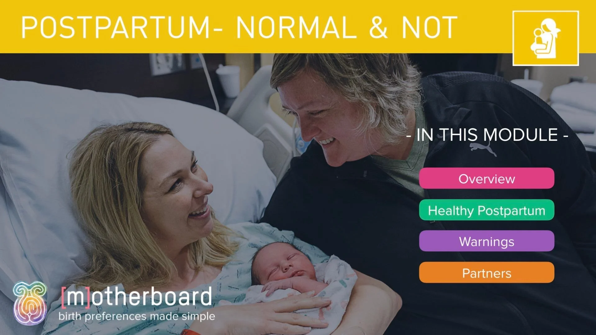 Postpartum Editable Slideshow - Single Hospital/Clinic License ...