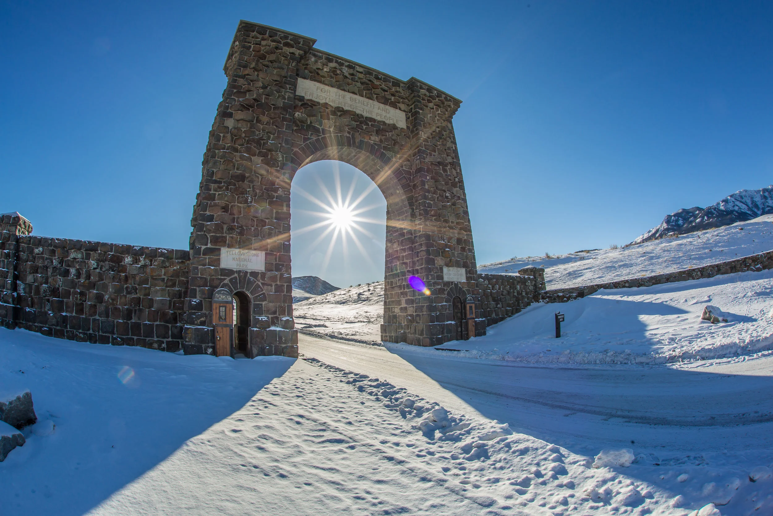Roosevelt Arch - Yellowstone Nat'l Park
