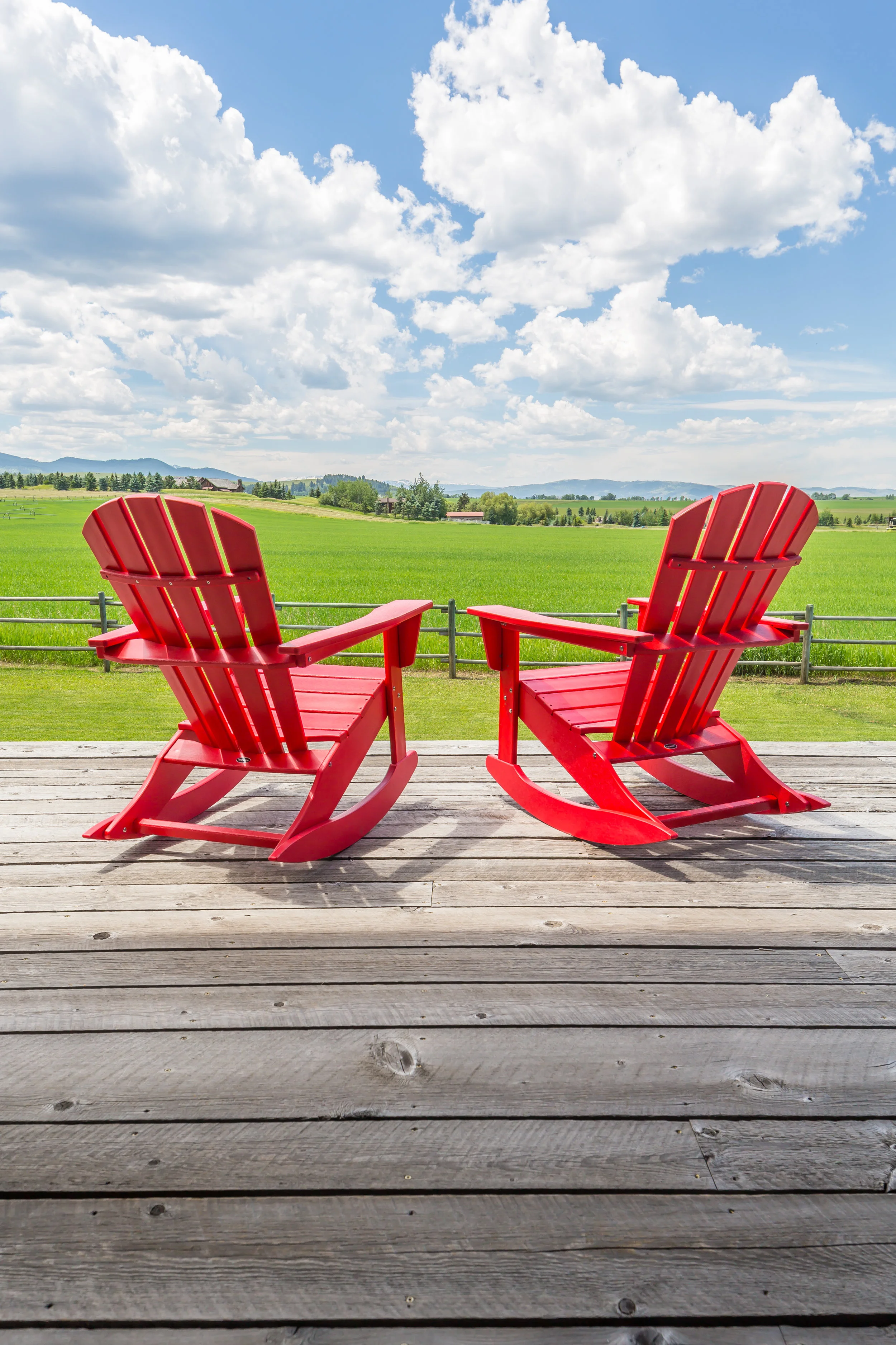 Serene Adirondack Chairs