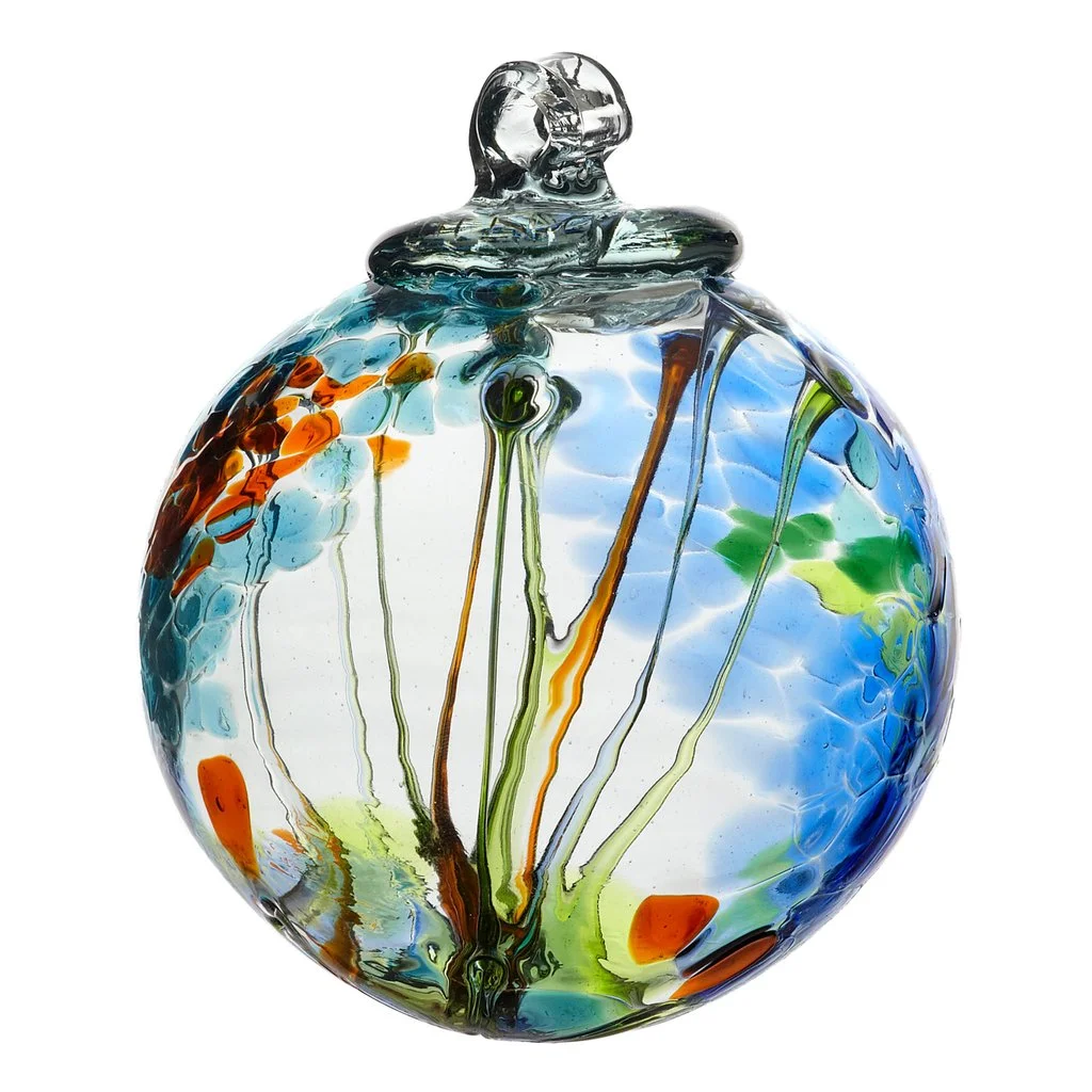 Light Blue Spirit Ball — Art & Glassworks
