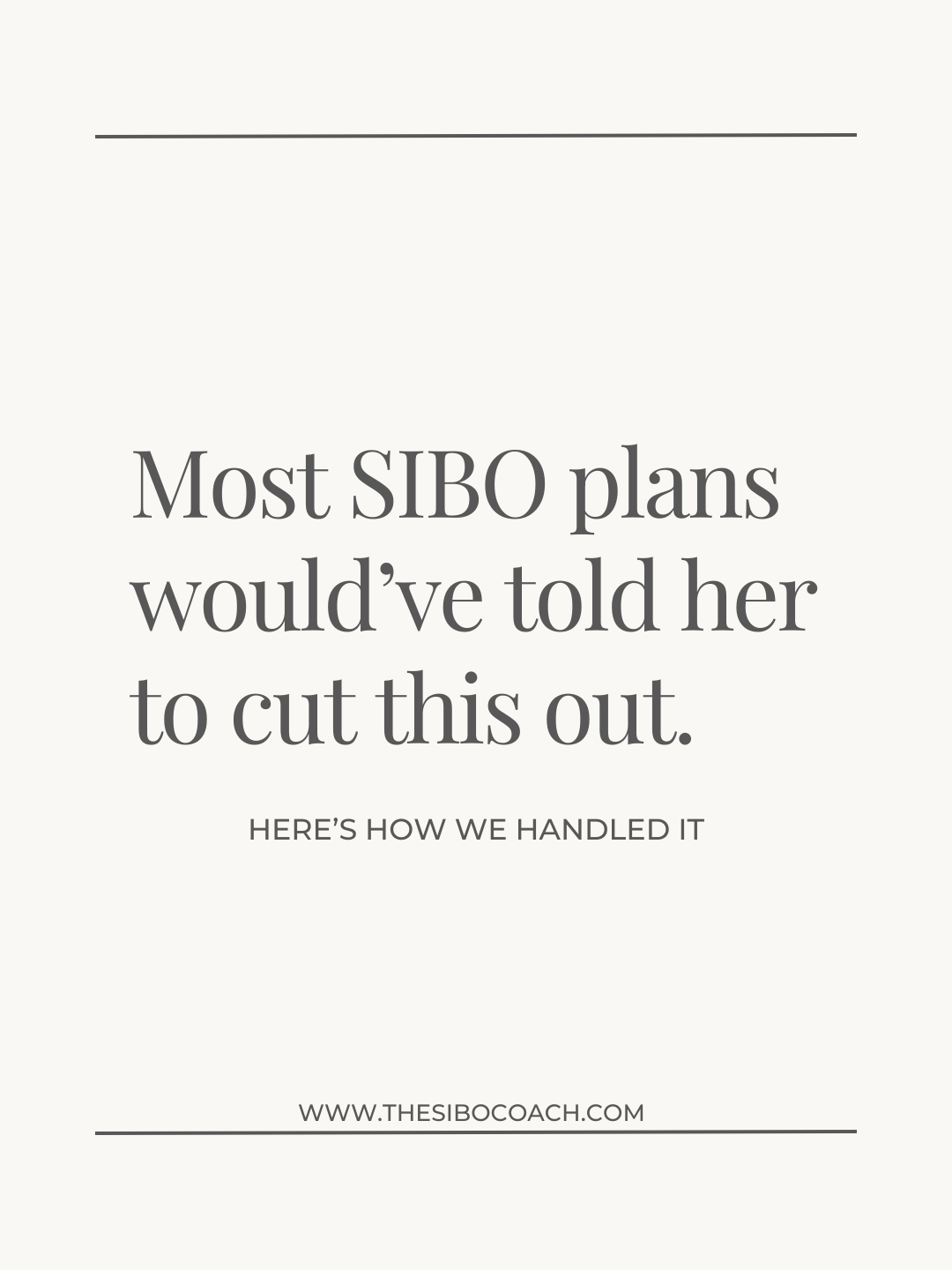 You Don’t Have to Give Up Your Life (or Your Lover) to Feel Better