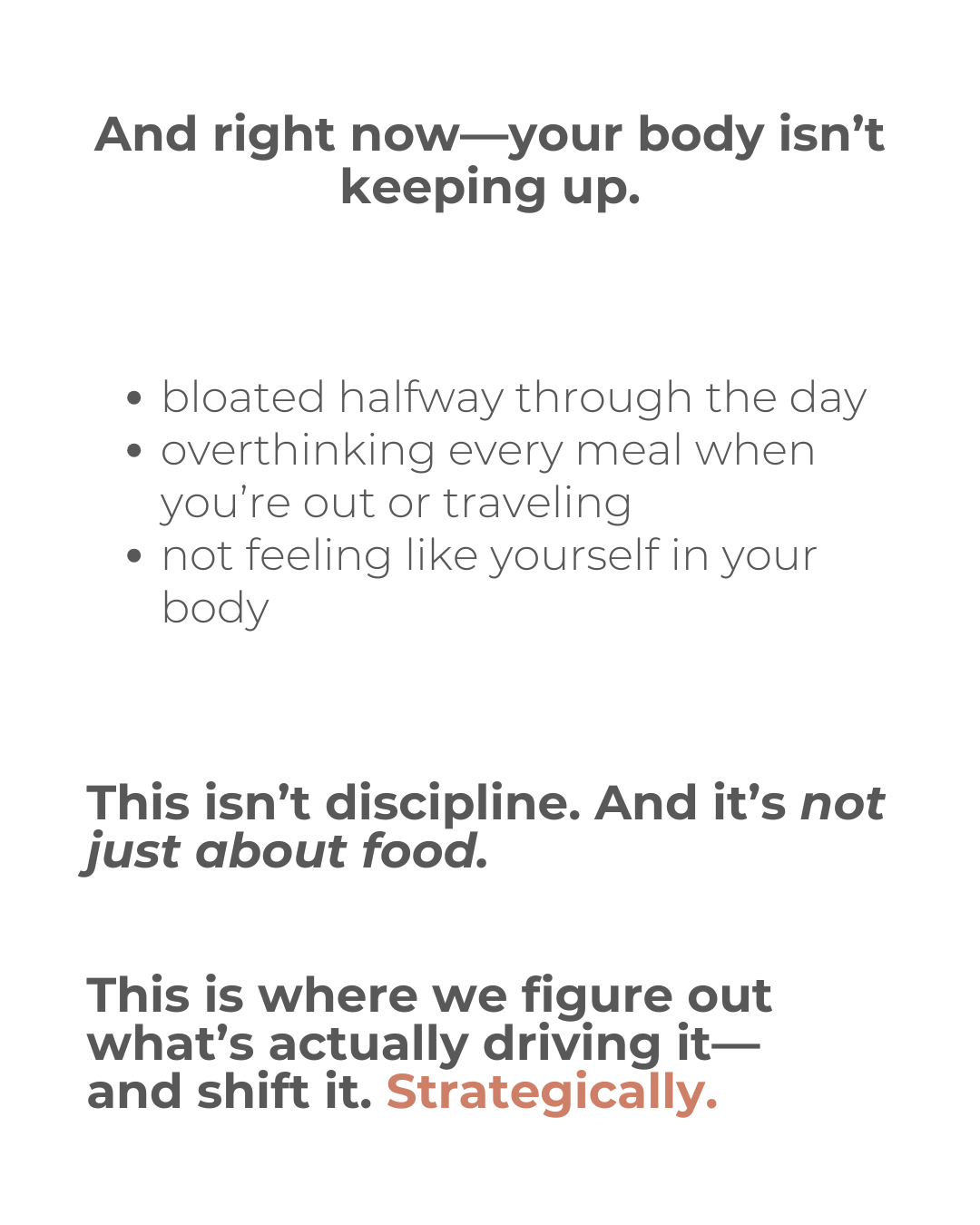 Woman experiencing bloating, food-related stress, and unpredictable digestion patterns