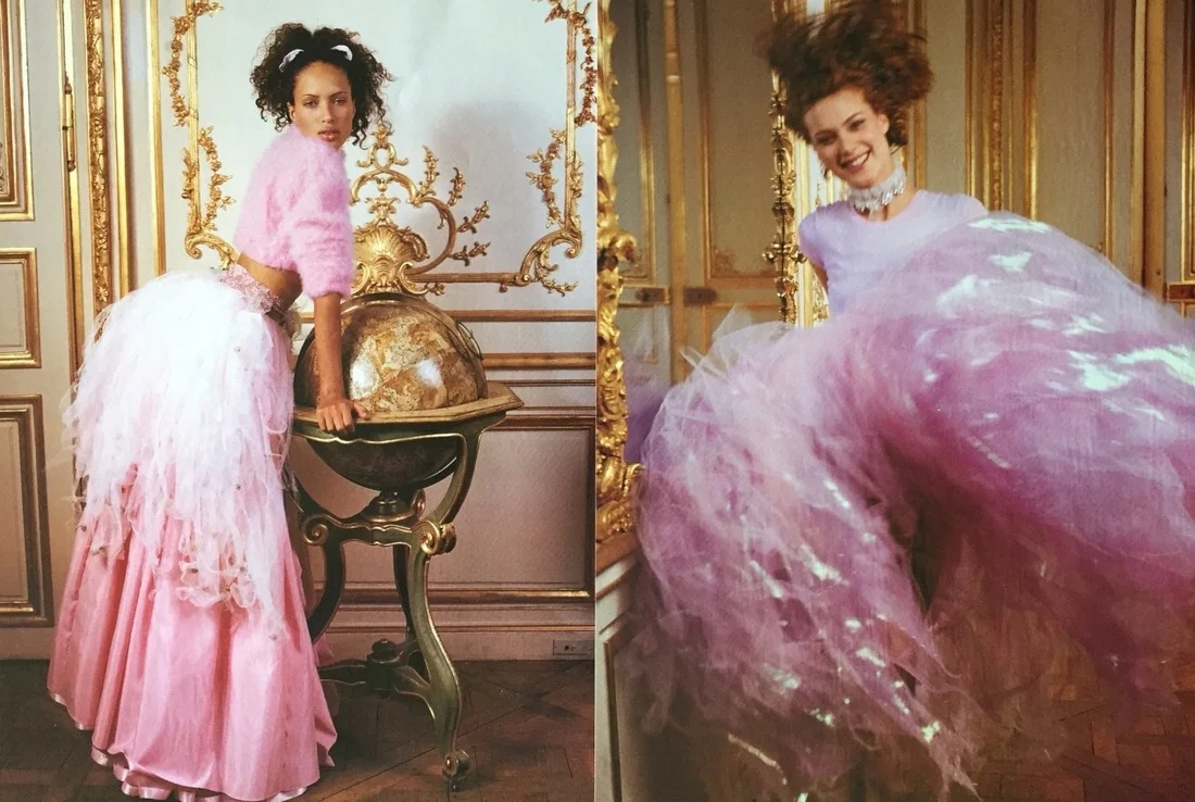 BRANDI QUINONES & SHALOM HARLOW - PHOTO: KARL LAGERFELD