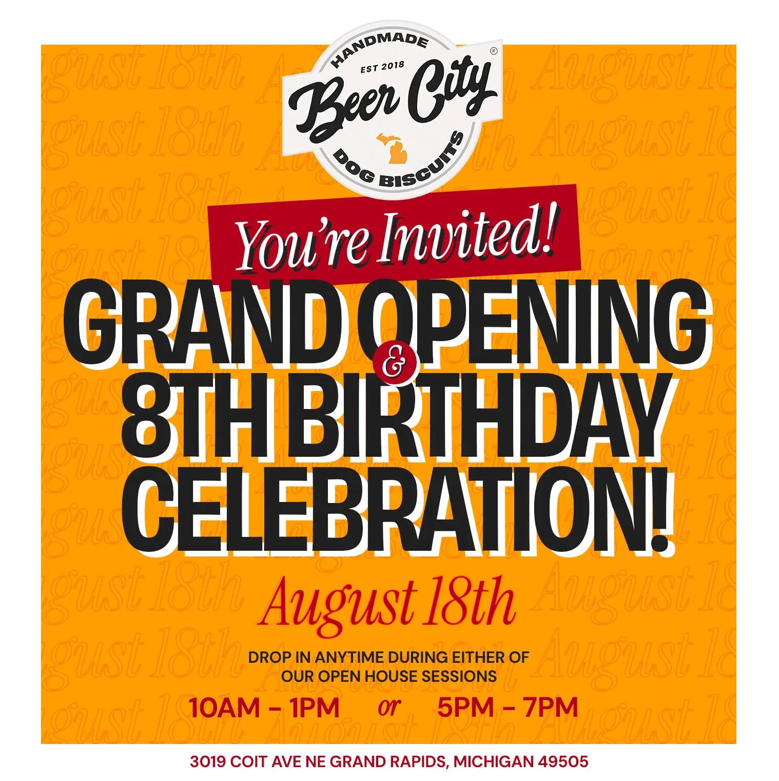 Grand Opening & 8th Birthday Celebration