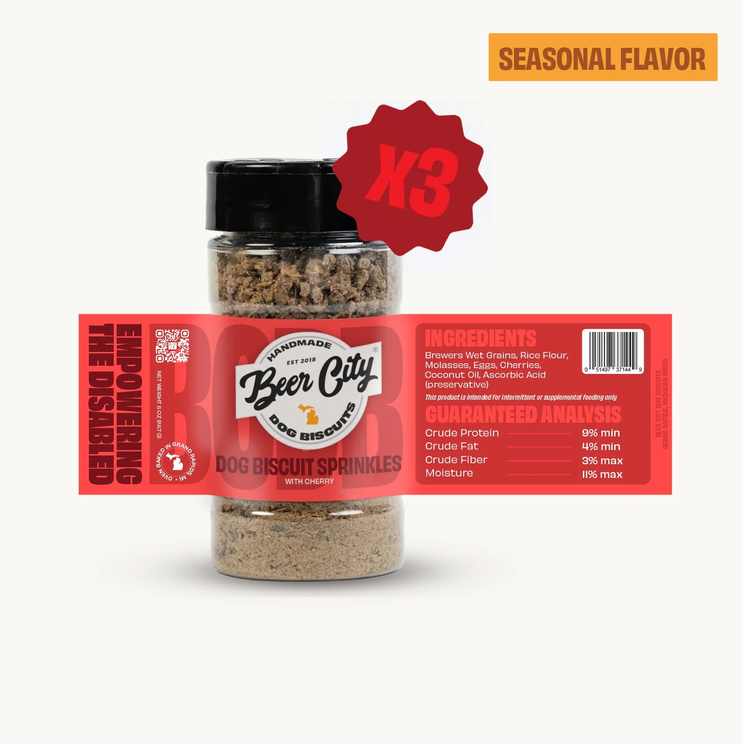 Beer City Dog Biscuits Sprinkles: Seasonal