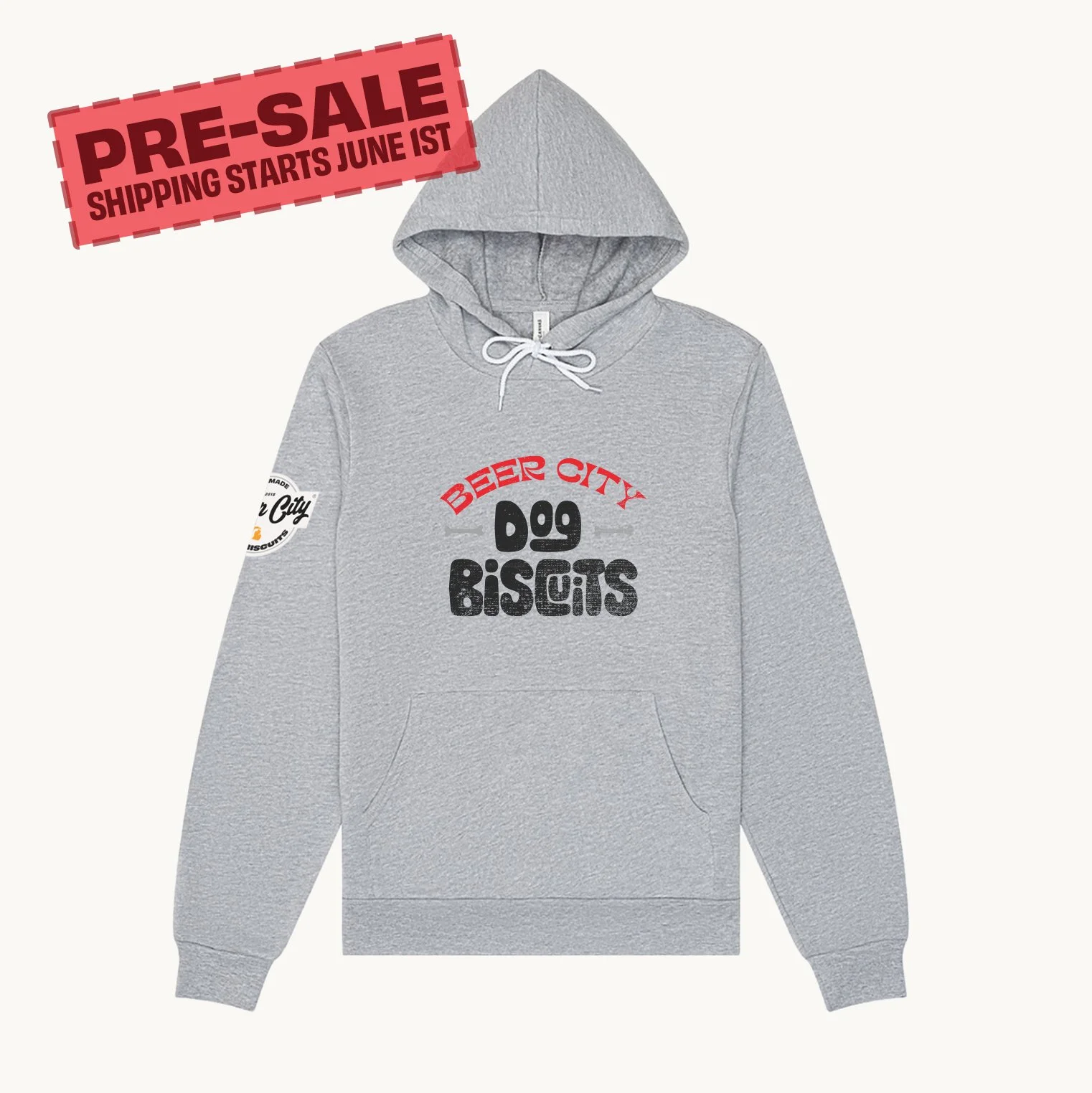 Beer City Fleece Hoodie: Retro