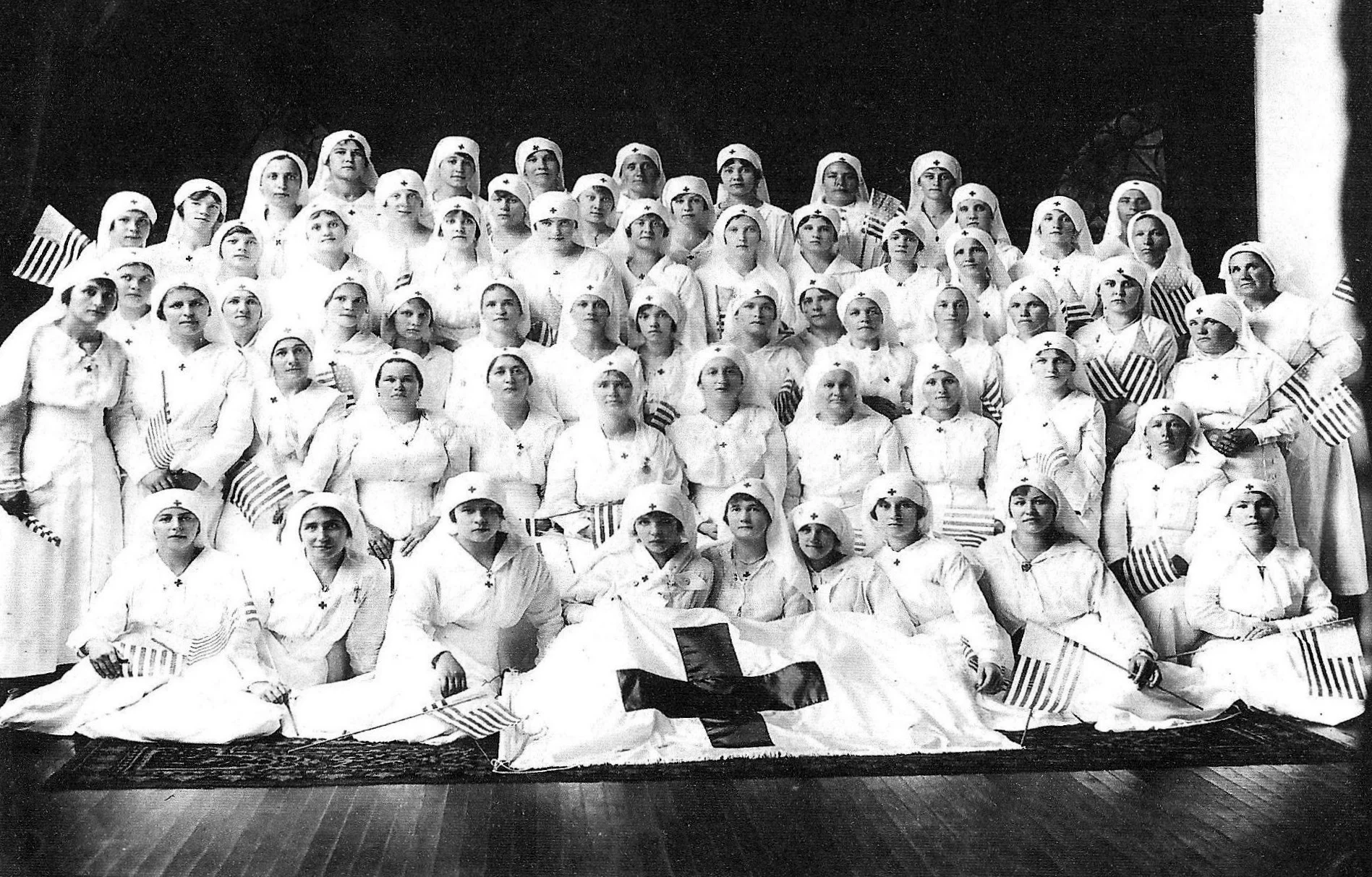 A large number of Whiting women responded to pleas for help by joining the efforts of the Red Cross to combat the deadly influenza in Whiting and Robertsdale.