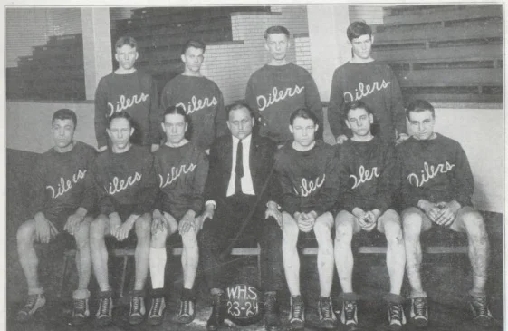 The first time the word Oilers appears in the Reflector, 1924