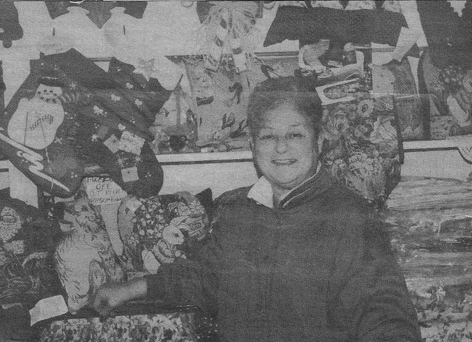Anne’s Linens (1419 119th Street) had been on 119th Street for 39 years when owner Anne Daniele posed for this 1994 photo, making it one of the oldest businesses on the street at the time. (Linda Rich photograph)