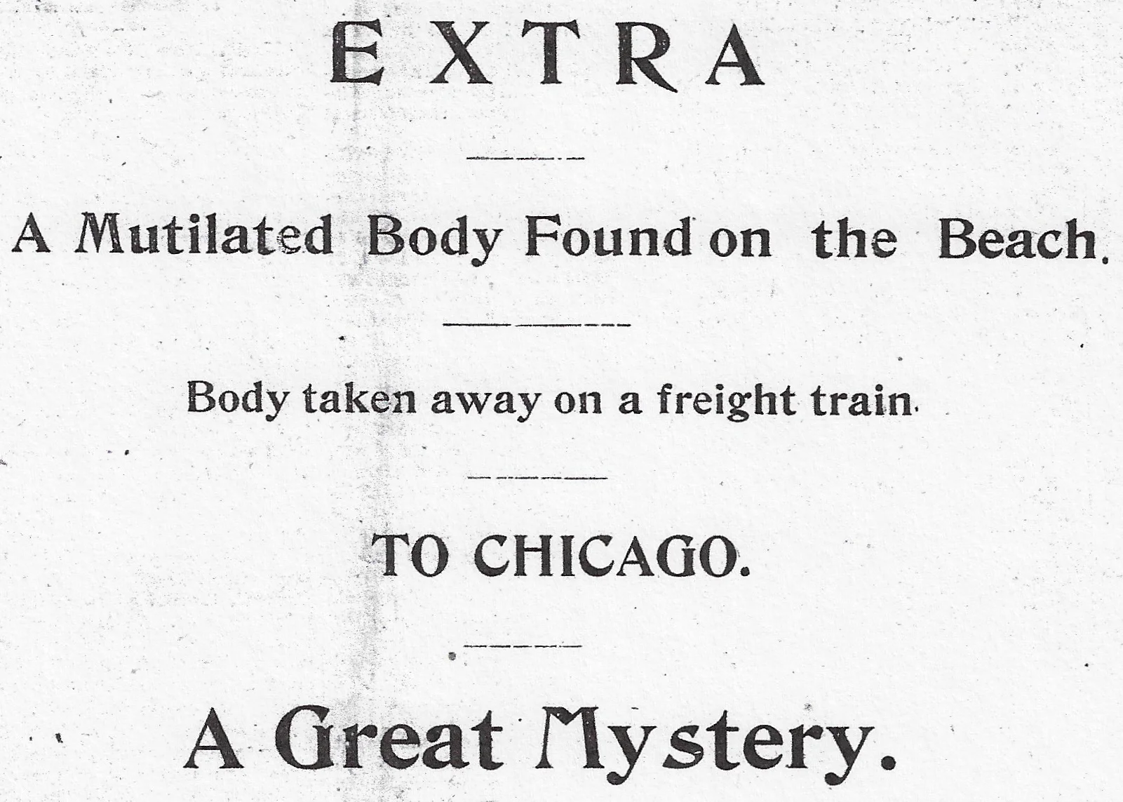 Whiting April Fools Day News from 1899