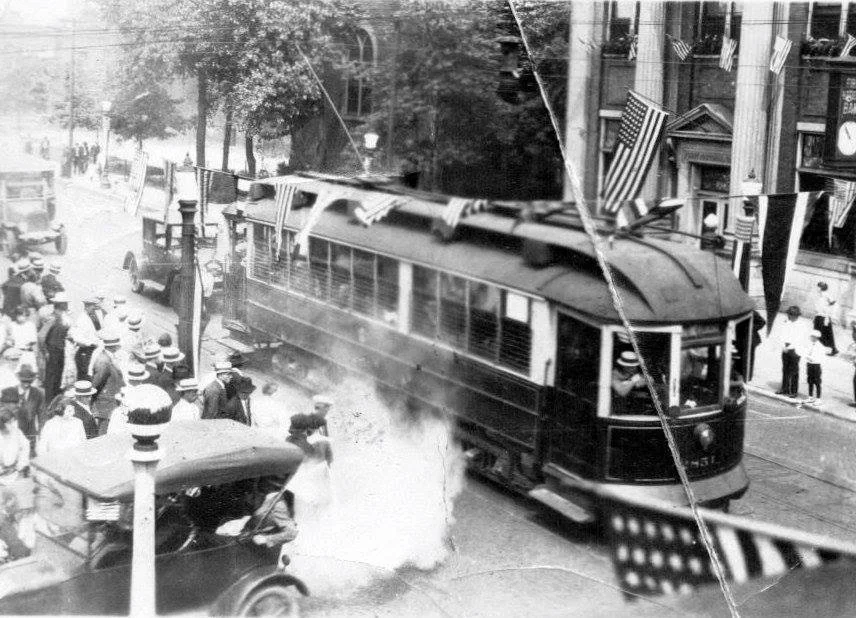 119th Street Street Car Whiting 1920.jpg
