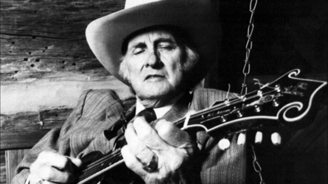 The public lost interest in Monroe’s music in the 1950s. But as folk music caught on in the 1960s, Monroe was suddenly popular again. Starting in 1967, Monroe held an annual bluegrass festival in Bean Blossom, Indiana, in Brown County, east of Bloomington. The festival’s popularity brought Monroe and his music to new generations of bluegrass fans. He passed away in 1996.