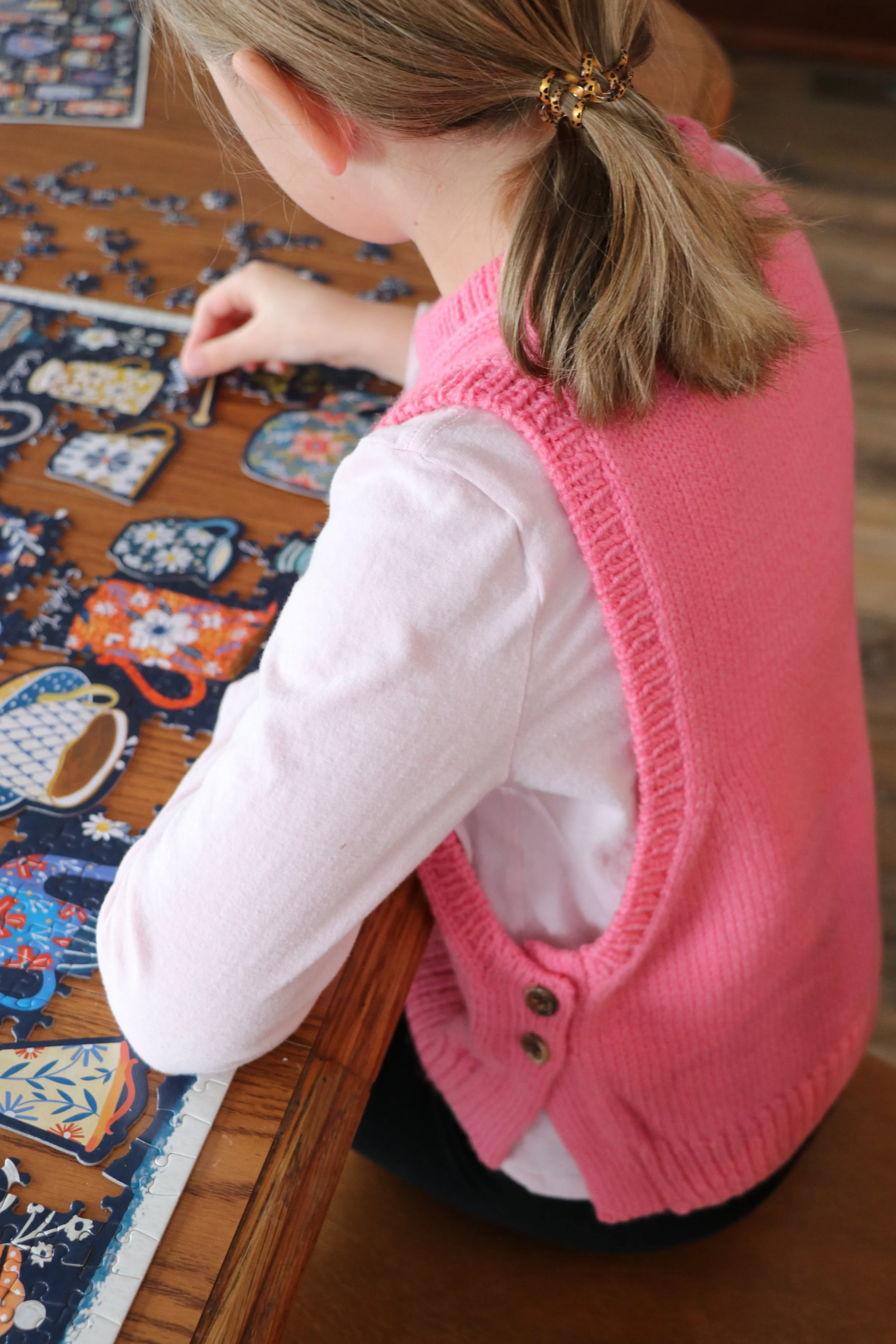 Lulu Slipover Jr. - A Sweet Finished Knit