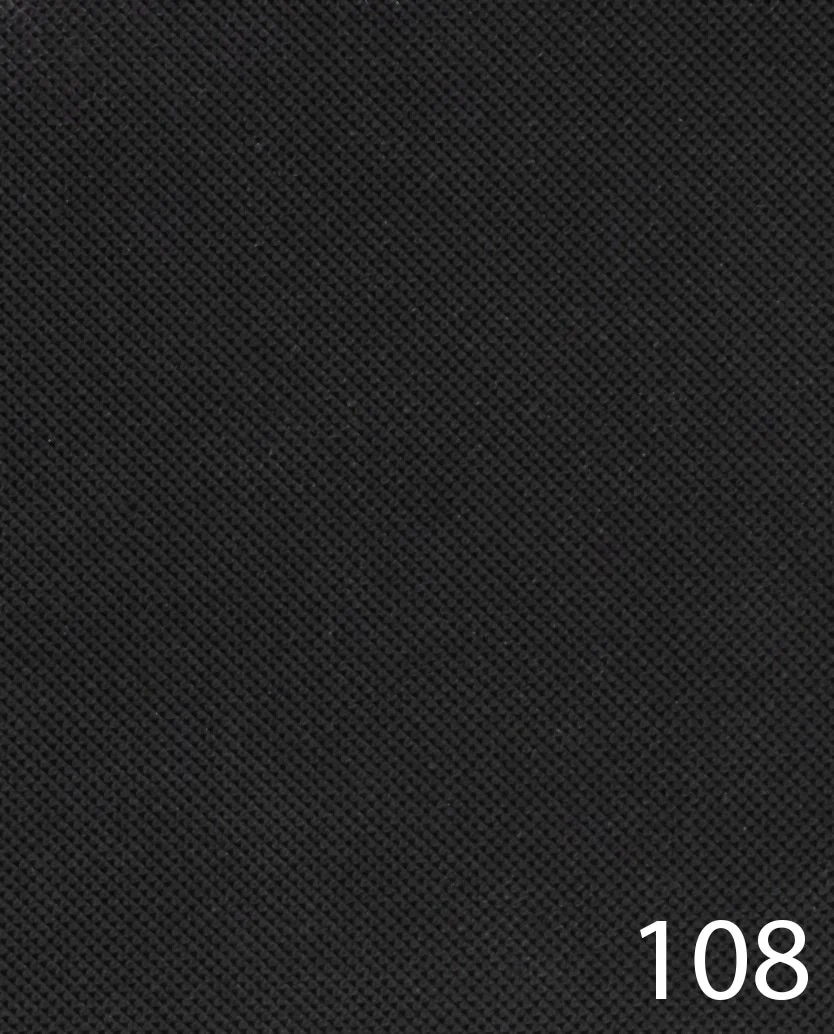 Close-up of a black textured surface with small, evenly spaced bumps, and the number 108 in white in the bottom right corner.