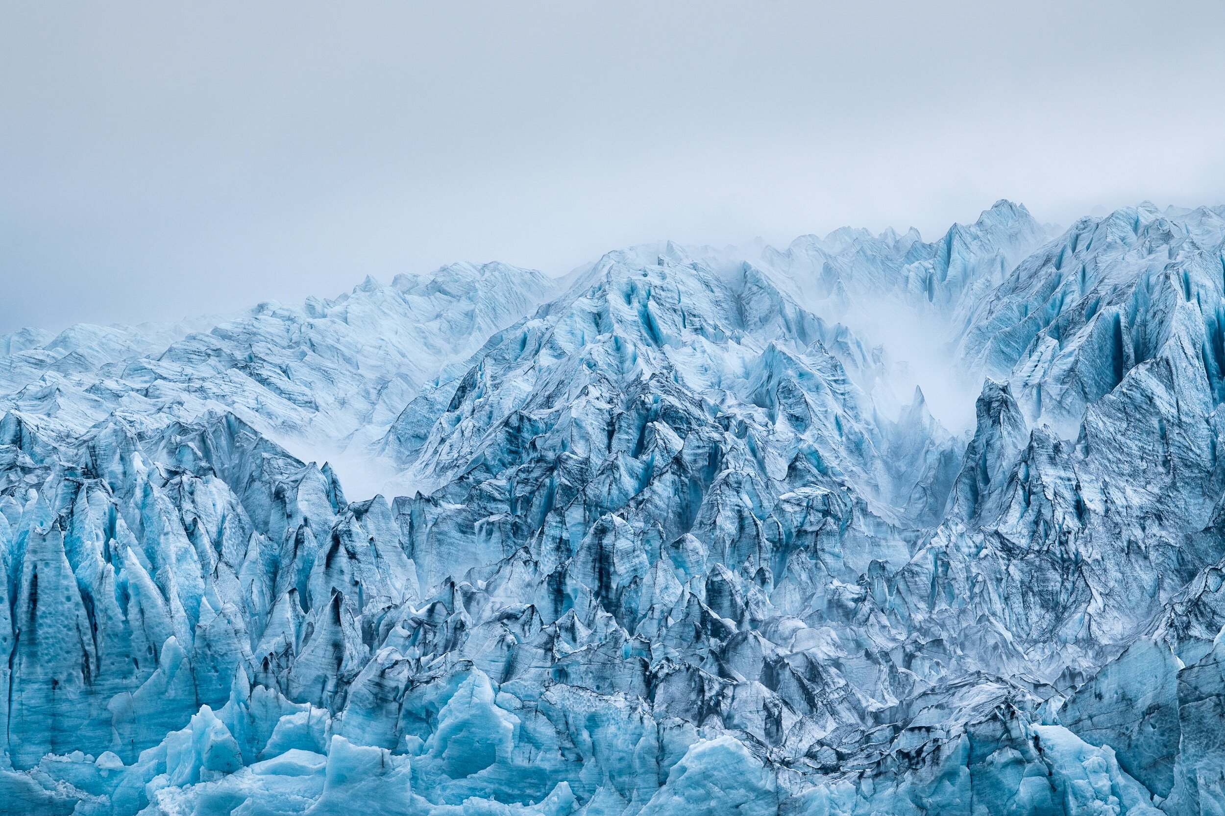 The Foggy Glacier, Iceland by Valentinos Loucaides 2021 / @chlouk