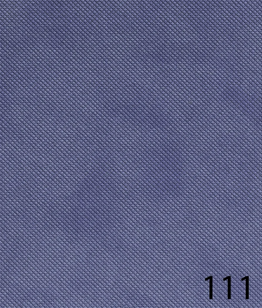 Close-up of a blue textured surface with a small black number '111' in the bottom right corner.