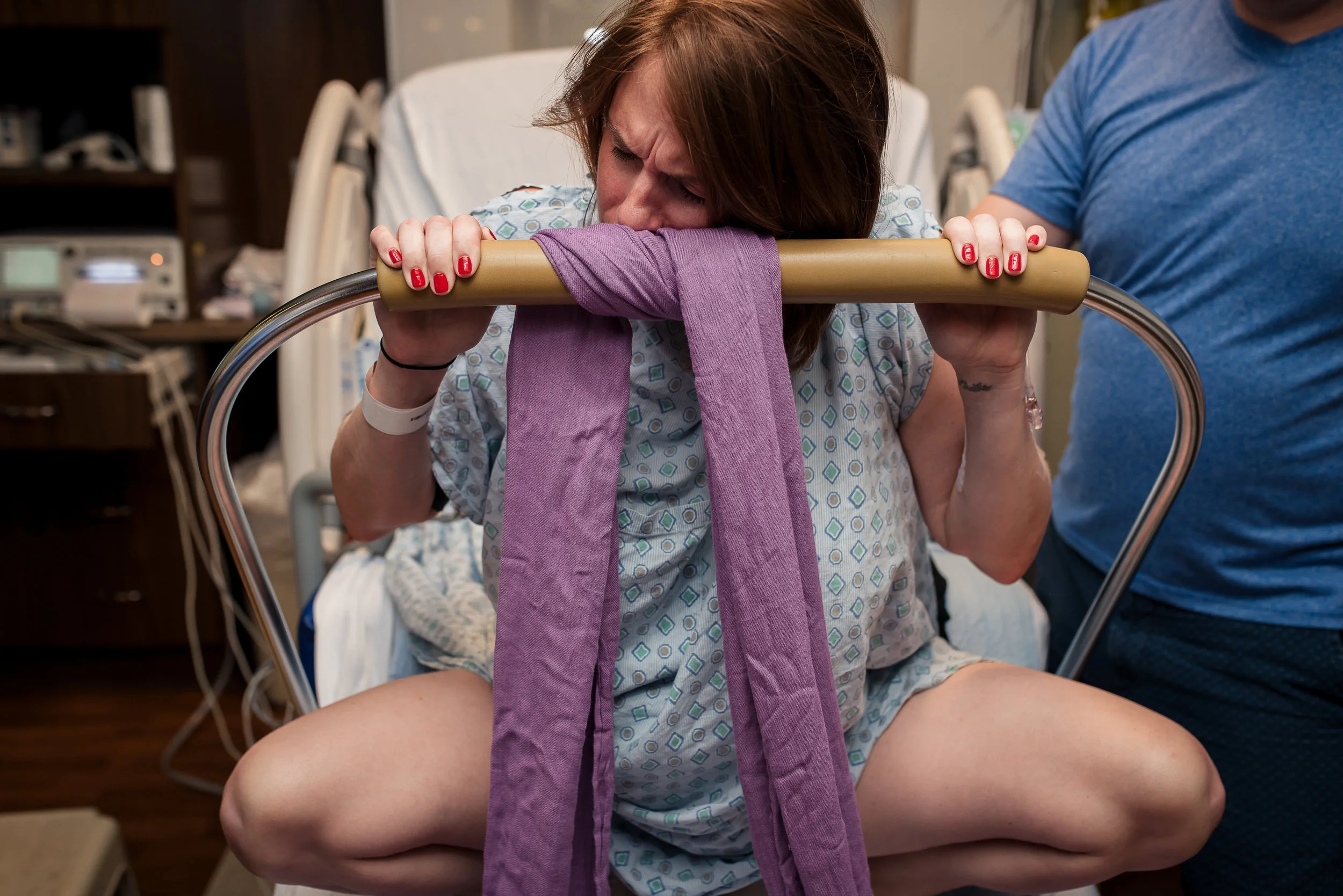Pushing in labor