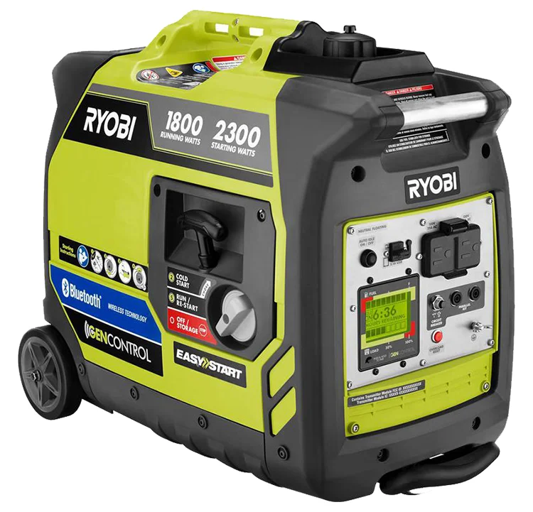 Low Noise, Gasoline Powered Electric Generator